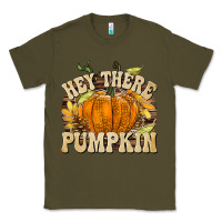 Army Green Hey There Pumpkin Classic Tee - texasbilliewilder