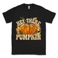 Black Hey There Pumpkin Classic Tee - texasbilliewilder