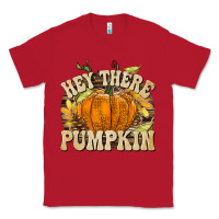 Red Hey There Pumpkin Classic Tee - texasbilliewilder