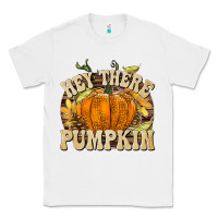 White Hey There Pumpkin Classic Tee - texasbilliewilder