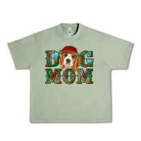 Oil Green Christmas Beagle Dog Mom Urban Heavy Tee - RanaPortraitStore