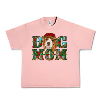 Salmon Christmas Beagle Dog Mom Urban Heavy Tee - RanaPortraitStore