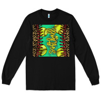 Black Softball leopard tumbler Long Sleeve Tee - HowdyJamesFarm