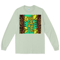 Matcha Softball leopard tumbler Long Sleeve Tee - HowdyJamesFarm