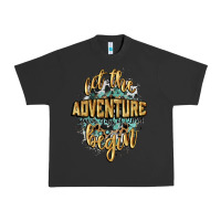 Pigment Black let the adventure begin 2024 Urban Heavy Tee - CowGirlArtShop