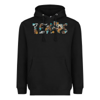 Black texas sunflower cowhide leopard texas map Heavyweight Hoodie - Artiststas