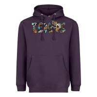 Plum texas sunflower cowhide leopard texas map Heavyweight Hoodie - Artiststas