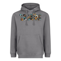 Storm texas sunflower cowhide leopard texas map Heavyweight Hoodie - Artiststas