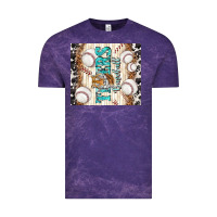 Cloud Purple tigers baseball with tiger Vintage Tee - TumblerDesignByShophia