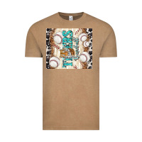 Vintage Coffee tigers baseball with tiger Vintage Tee - TumblerDesignByShophia
