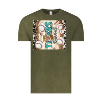 Vintage Olive tigers baseball with tiger Vintage Tee - TumblerDesignByShophia