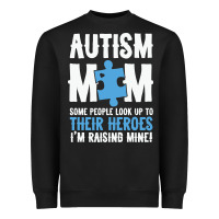 Black lil autism mom Heavyweight Sweatshirt - CowhideDigitalArt