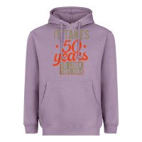 Lavender 50 years old 50th birthday gifts for men and women Heavyweight Hoodie - minhPixels
