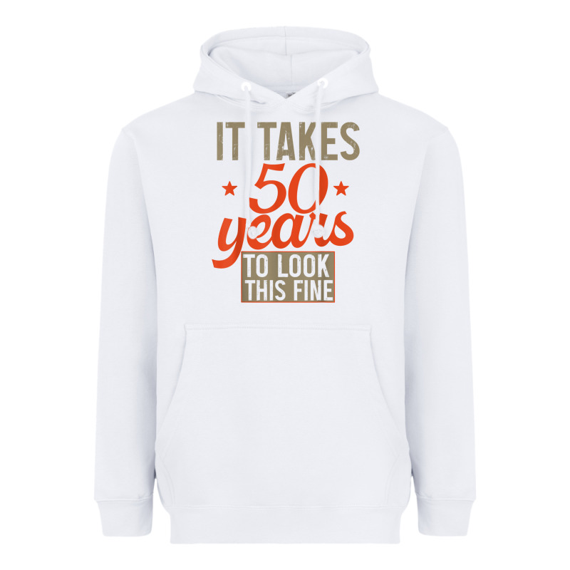 50 Years Old 50th Birthday Gifts For Men And Women Heavyweight Hoodie by minhPixels | Teevron