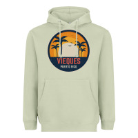 Matcha Vieques Puerto Rico Heavyweight Hoodie - minhPixels