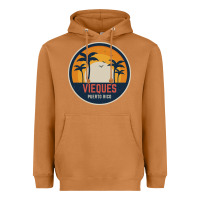 Meerkat Vieques Puerto Rico Heavyweight Hoodie - minhPixels