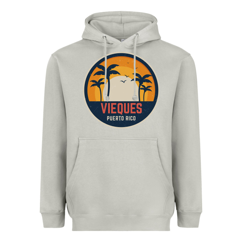 Vieques Puerto Rico Heavyweight Hoodie by minhPixels | Teevron