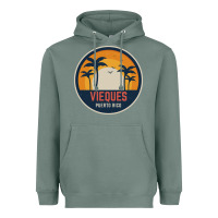 Sage Vieques Puerto Rico Heavyweight Hoodie - minhPixels