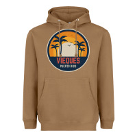Toasted Coconut Vieques Puerto Rico Heavyweight Hoodie - minhPixels