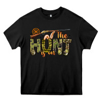 Black the hunt is on Heavy Core Tee - Artiststas