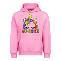 Fuchsia Pink autism au some  unicorn Urban Hoodie - AdoDesignShop