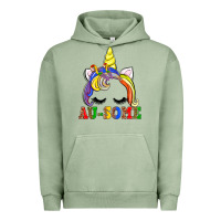Pigment Oil Green autism au some  unicorn Urban Hoodie - AdoDesignShop
