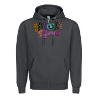 Smoke spooky mama Zipper Hoodie - SublimationCraftShop