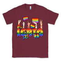 Burgundy LGBTQ+ Classic Tee - NancyCooperArtShop