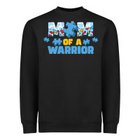 Black LIL Autism Mom Heavyweight Sweatshirt - CowhideDigitalArt