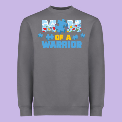 Lil Autism Mom Heavyweight Sweatshirt Designed By Cowhidedigitalart
