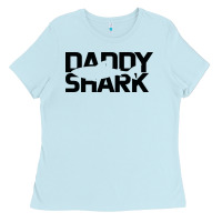 Baby Blue Daddy Shark Ladies Tee - Bettercallsaul