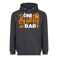 Smoke one spooky dad funny cat boo dad halloween costume design t shirt Heavyweight Hoodie - minhPixels