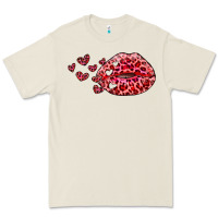 Bone kiss with leopard and hearts Premium Tee - RanaPortraitStore