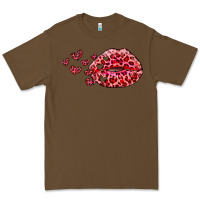 Cacao kiss with leopard and hearts Premium Tee - RanaPortraitStore
