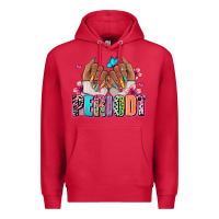 Cardinal Periodt afro woman nail art Premium Hoodie - RanaPortraitStore