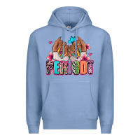 Colony Blue Periodt afro woman nail art Premium Hoodie - RanaPortraitStore