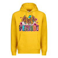 Lemon Periodt afro woman nail art Premium Hoodie - RanaPortraitStore