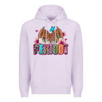 Lilac Periodt afro woman nail art Premium Hoodie - RanaPortraitStore