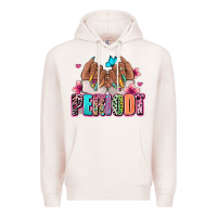 Pale Pink Periodt afro woman nail art Premium Hoodie - RanaPortraitStore