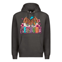 Smoke Periodt afro woman nail art Premium Hoodie - RanaPortraitStore