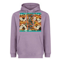 Lavender texas sunflower cactus cowhide Heavyweight Hoodie - Artiststas