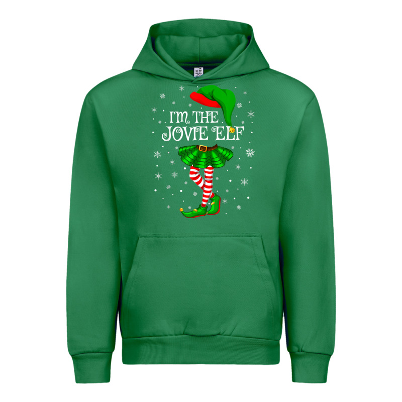 Matching Family Group I'm The Jovie Elf Christmas T Shirt Urban Hoodie by minhPixels | Teevron