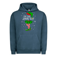 Pigment Midnight Navy matching family group i'm the jovie elf christmas t shirt Urban Hoodie - minhPixels