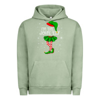 Pigment Oil Green matching family group i'm the jovie elf christmas t shirt Urban Hoodie - minhPixels