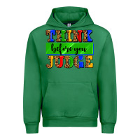 Emerald think before you judge Urban Hoodie - AdoDesignShop