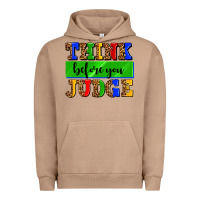 Pigment Burro think before you judge Urban Hoodie - AdoDesignShop