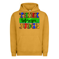 Pigment Peanut Butter think before you judge Urban Hoodie - AdoDesignShop