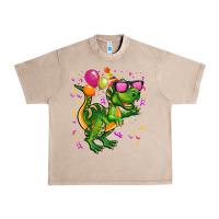 French Oak birthday t rex pink Urban Heavy Tee - CowGirlArtShop