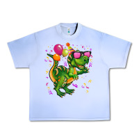 Grape Ice birthday t rex pink Urban Heavy Tee - CowGirlArtShop