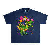 Navy birthday t rex pink Urban Heavy Tee - CowGirlArtShop